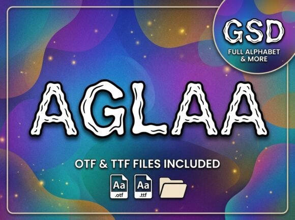 Aglaa: A Fluid Display Typeface for Organic Branding