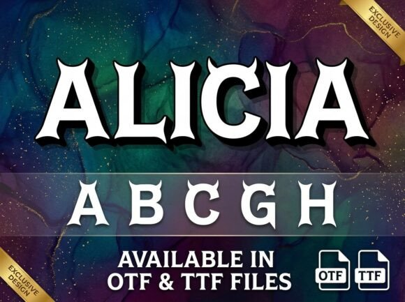 Alicia: The Display Font for Bold Campaigns