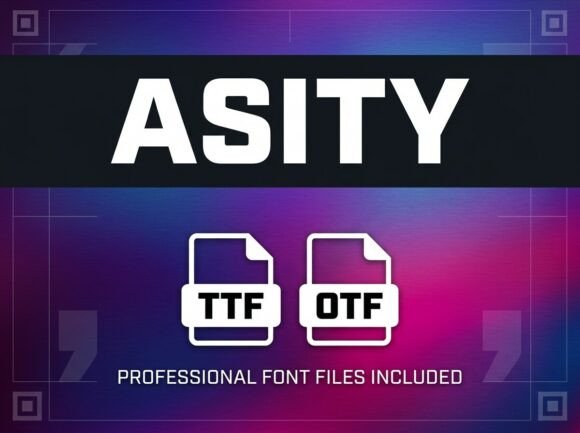 Asity Typeface for Bold Craft Branding