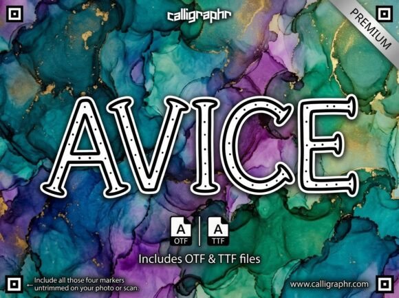 Avice: A Vintage Display Font for Branding