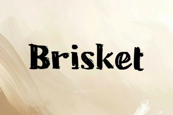 Brisket Font: A Vibrant Script for Creative Designs