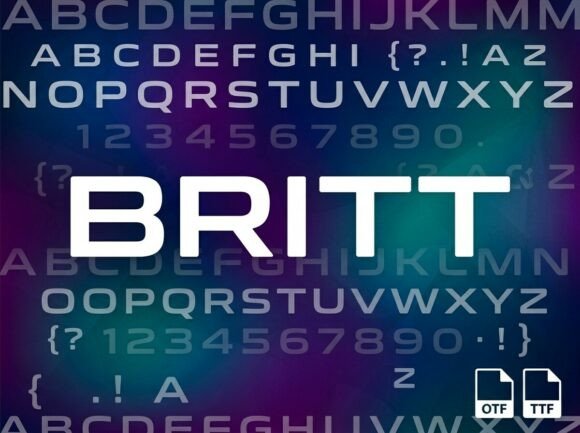 Britt: A Distinctive Display Font for Editorial Design