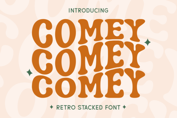 Comey: A Bold Retro Typeface for 70s Branding