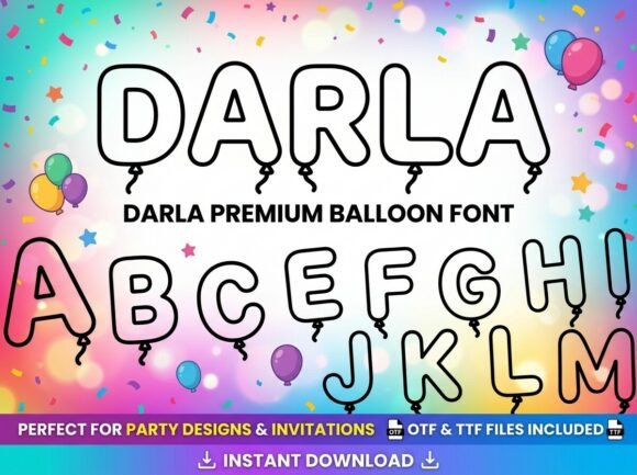 Darla: The Playful Display Font for Makers
