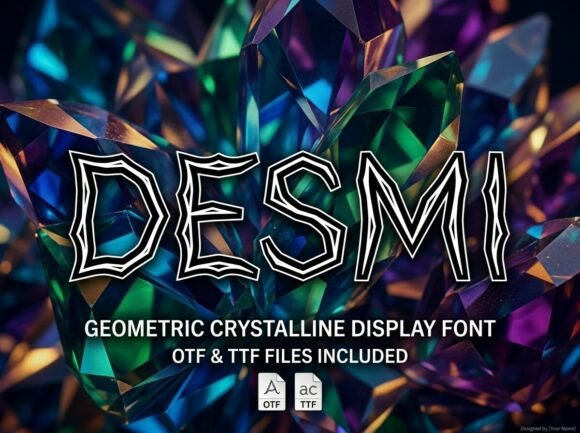 Desmi: A Modern Display Typeface for Editorial Design
