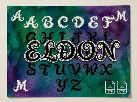 Eldon: A Mystical Display Font for Digital Storytelling