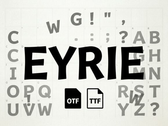 Eyrie: The Perfect Display Font for Crafters