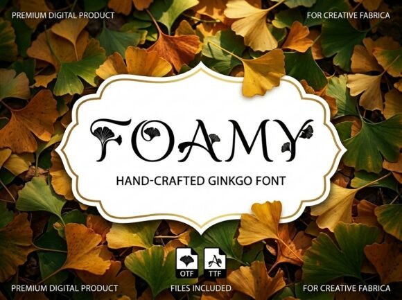 Foamy Typeface for Editorial Design