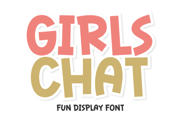 Girls Chat Typeface for Digital Branding