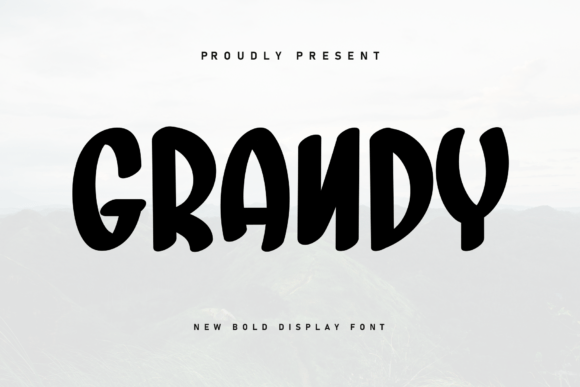 Grandy: The Marker-Style Display Font for Bold Branding