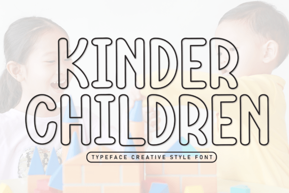 Kinder Children: A Playful Display Font for Editors
