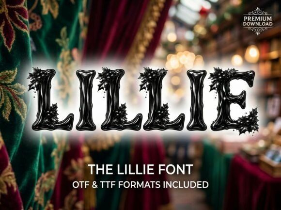 Lillie Font: Gothic Display for Bold Branding