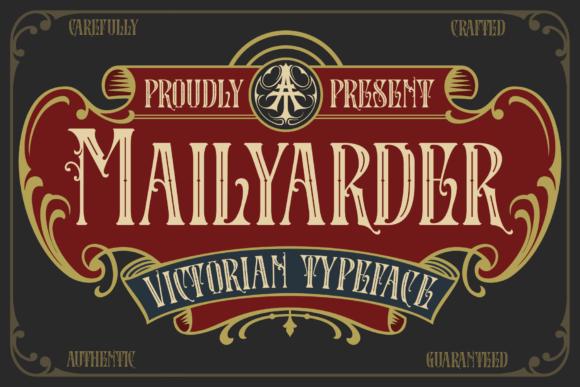 Mailyarder: A Victorian Display Typeface for Editorial Design