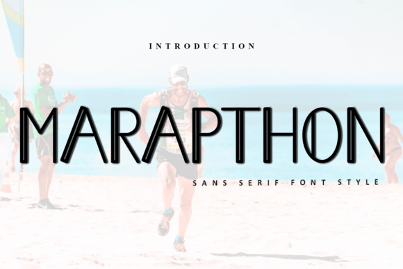 Marapthon: A Soft Display Font for Modern Web Design
