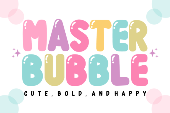 Master Bubble Font for Bold Branding