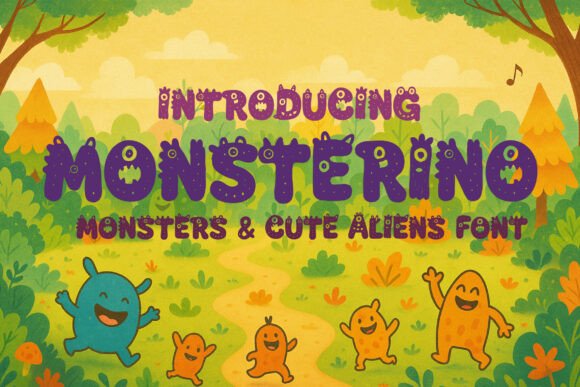 Monsterino Kid Font for Playful Crafts