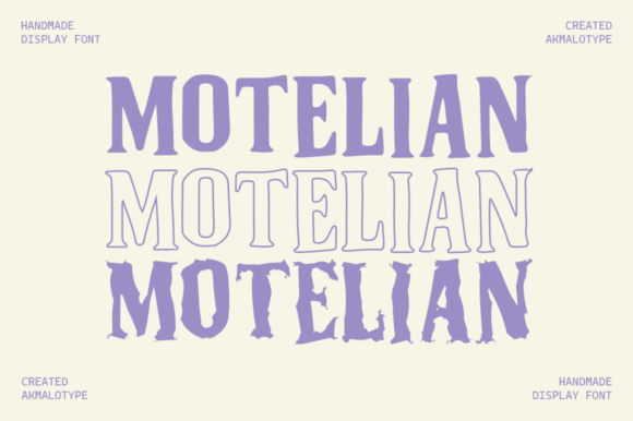 Motelian: A Vintage Serif Typeface for Bold Branding