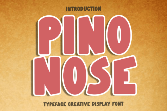 Pino Nose: A Festive Display Font for Holiday Editorial Design