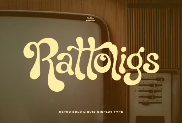 Rattoligs Typeface for Bold Retro Branding