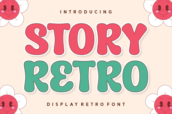 Story Retro Typeface for Vintage Branding