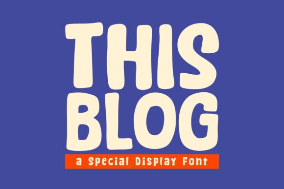 This Blog Typeface for Handmade Branding