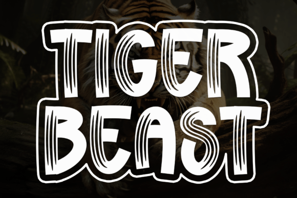 Tiger Beast: A Bold Display Font for Makers