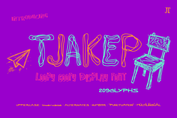Tjakep: A Playful Display Font for Bold Campaigns