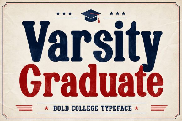 Varsity Graduate: The Ultimate Editorial Display Typeface