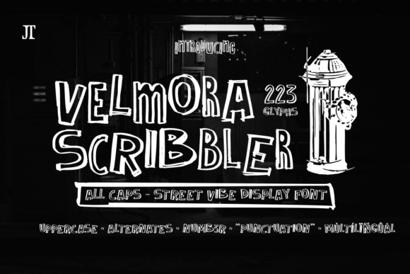 Velmora Scribbler: A Bold Display Font for Modern Editorial Design