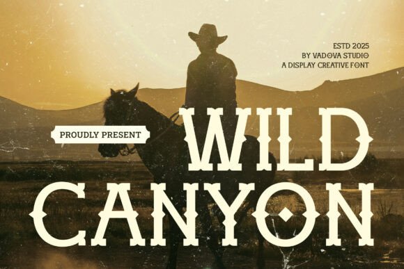 Wild Canyon Font for Bold Western Campaigns
