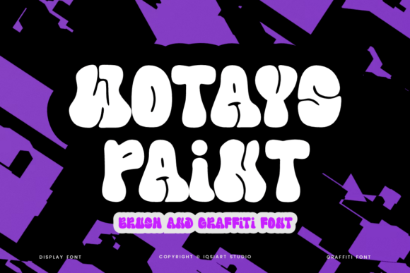 Wotays Paint: The Retro Display Font for Bold Web Design