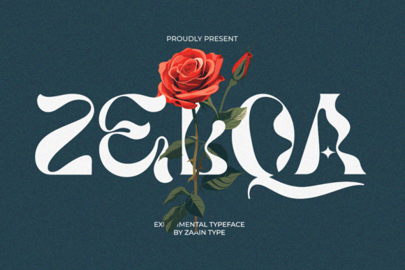 Zelqa Typeface for Bold Brand Identity